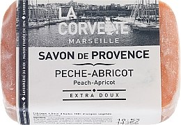 Духи, Парфюмерия, косметика Прованское мыло "Персик-абрикос" - La Corvette Provence Soap Peach-Apricot