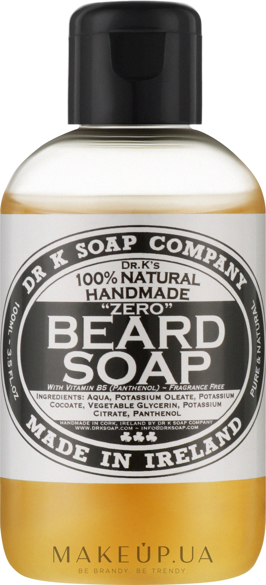 Шампунь для бороды "Без аромата" - Dr K Soap Company Beard Soap Zero — фото 100ml