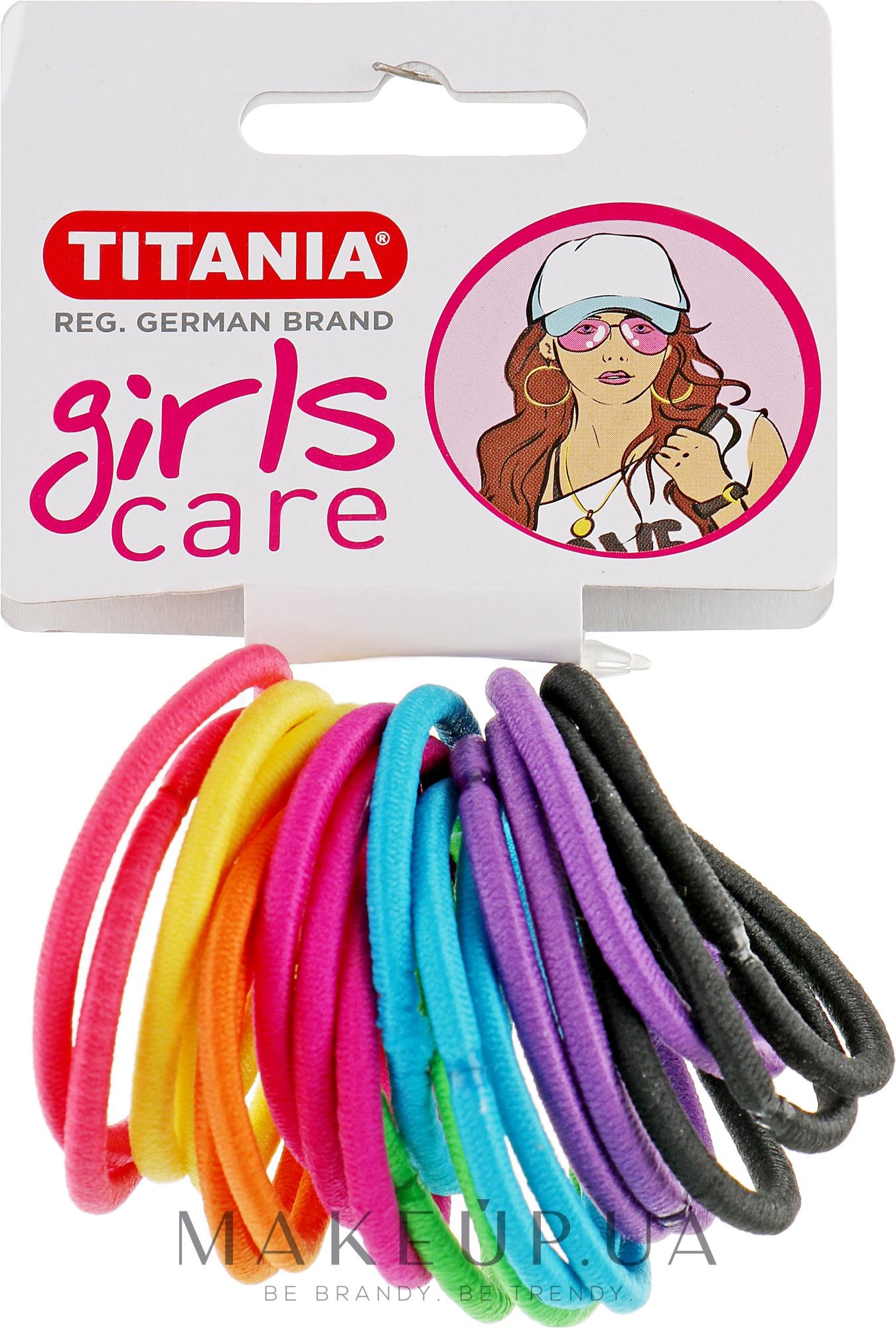 Резинки для волос, 20шт, разноцветные - Titania Girls Care — фото 20шт