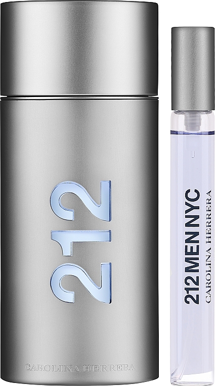 Carolina Herrera 212 Men NYC - Набор (edt/100ml + edt/mini/10ml) — фото N2