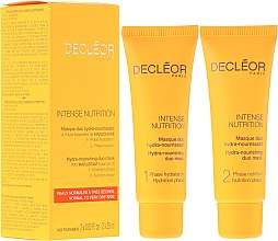 Парфумерія, косметика Маска для обличчя - Decleor Intense Nutrition Hydra-Nourishing Duo Mask