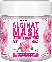 Духи, Парфюмерия, косметика Альгинатная маска с розой - Naturalissimo Tea Rose Alginat Mask