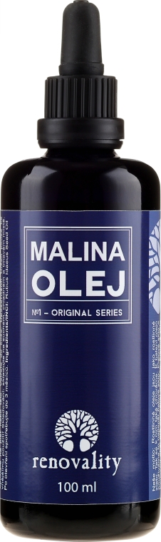 Олія для обличчя і тіла "Малина" - Renovality Original Series Raspberry Oil — фото N1