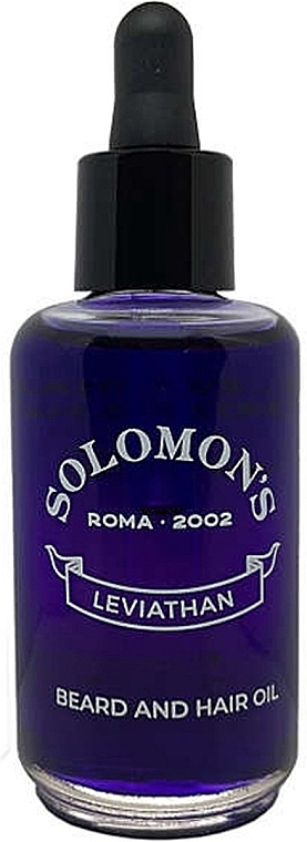 Масло для бороды и волос - Solomon's Leviathan Beard and Hair Oil — фото N1
