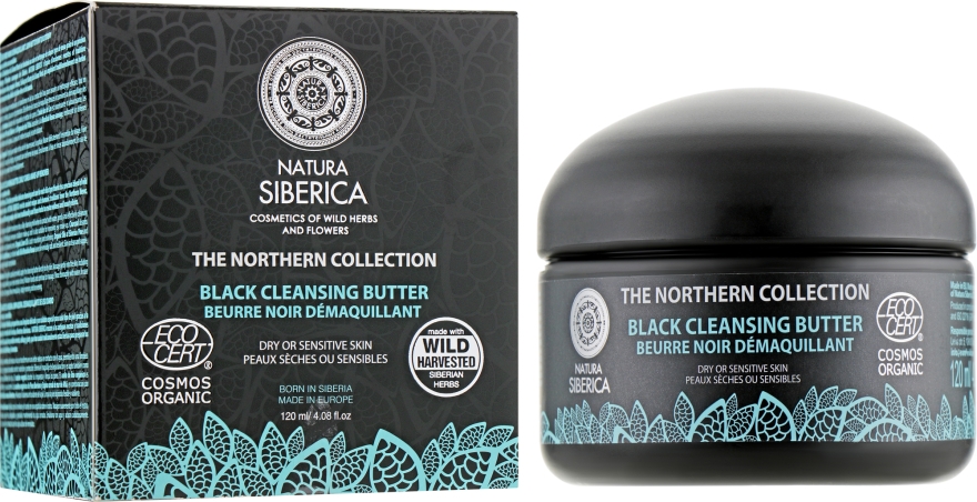 Очищающее масло для сухой и чувствительной кожи - Natura Siberica The Northern Collection Black Cleansing Butter