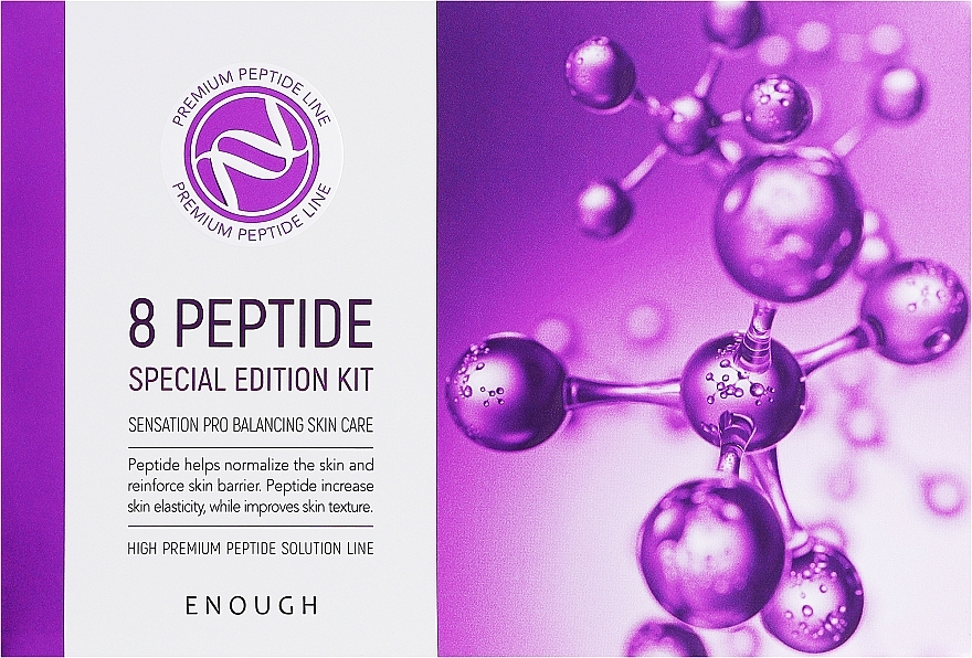Набор миниатюр для лица с пептидами - Enough 8 Peptide Special Edition 4 Kit — фото N1