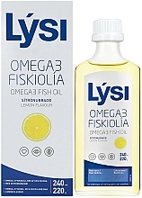 Oмега-3 EPA і DHA риб'ячий жир у рідині зі смаком лимона - Lysi Omega-3 Fish Oil Lemon Flavor (скляна пляшка) — фото N6
