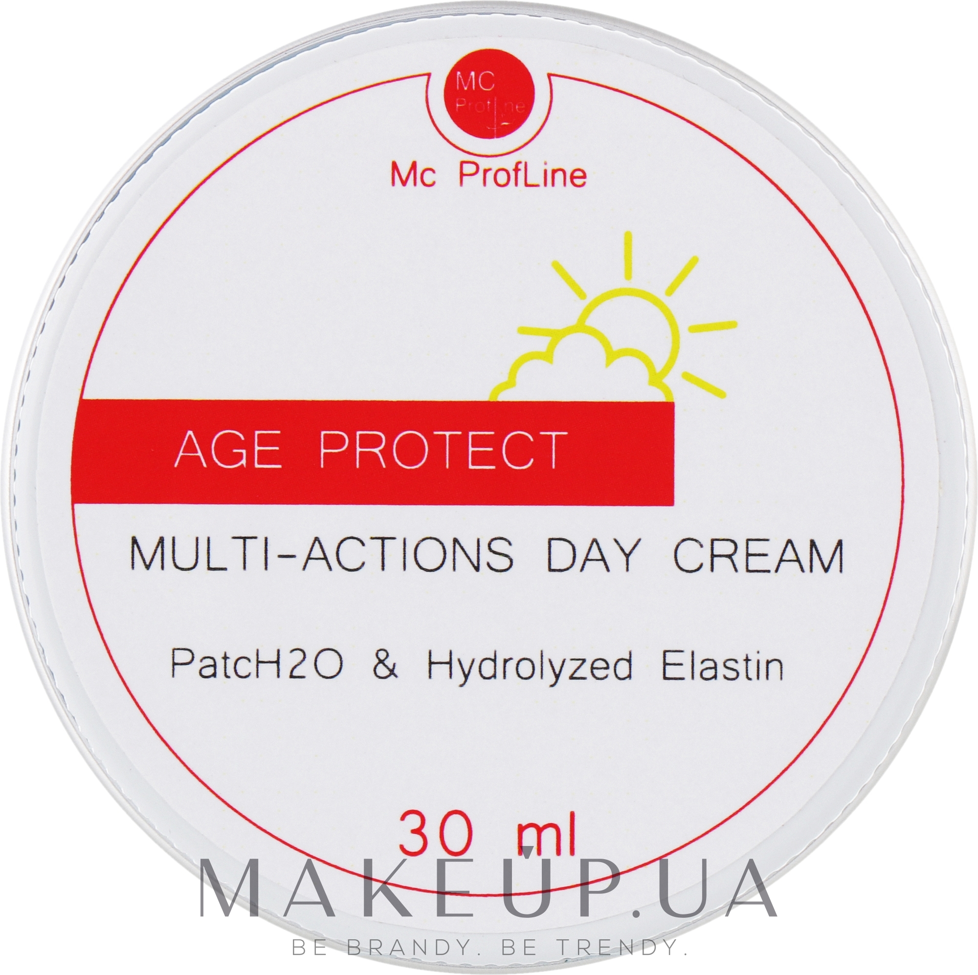 Денний крем для обличчя з пептидами та еластином - Miss Claire MС Profline Age Protect Multi-actions Day Cream — фото 30ml