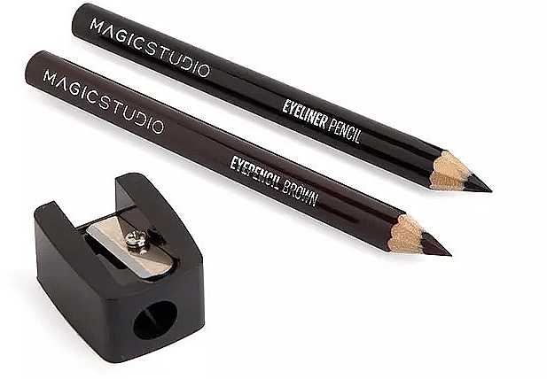 Набор - Magic Studio Eyes (eye/pencil/05g + br/pencil/0.5g + accessories/1pcs) — фото N2