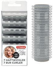 Парфумерія, косметика Бігуді-липучки з алюмінієвою основою, 15 мм, 7 шт. - Titania Bur-Curler Aluminium Core