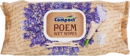 Парфумерія, косметика Вологі серветки з клапаном "Французька лаванда" - Ultra Compact Poem Wet Wipes