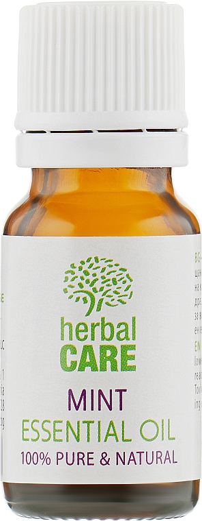 Эфирное масло "Мята" - Bulgarian Rose Herbal Care Mint Essential Oil — фото N1