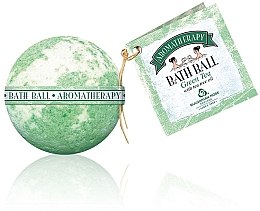 Парфумерія, косметика Кулька для ванни "Зелений чай" - Bulgarian Rose Aromatherapy Bath Ball Green Tea