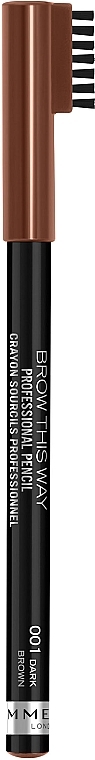 УЦЕНКА Карандаш для бровей - Rimmel Brow This Way Professional Eyebrow Pencil * — фото N1