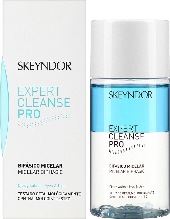 Двухфазное средство для снятия макияжа - Skeyndor Expert Cleanse Pro Micelar Biphasic Remover — фото N2