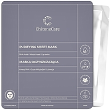 Очищувальна тканинна маска - Chitone Care Maska Purifying — фото N1