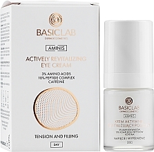 Активно восстанавливающий дневной крем для кожи вокруг глаз - BasicLab Dermocosmetics Aminis Actively Revitalizing Eye Cream Day — фото N2