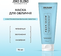 Экстраувлажняющая маска для лица с гиалуроновой кислотой - Joko Blend Aqua Glow Extra Moisturizing Face Mask — фото N3