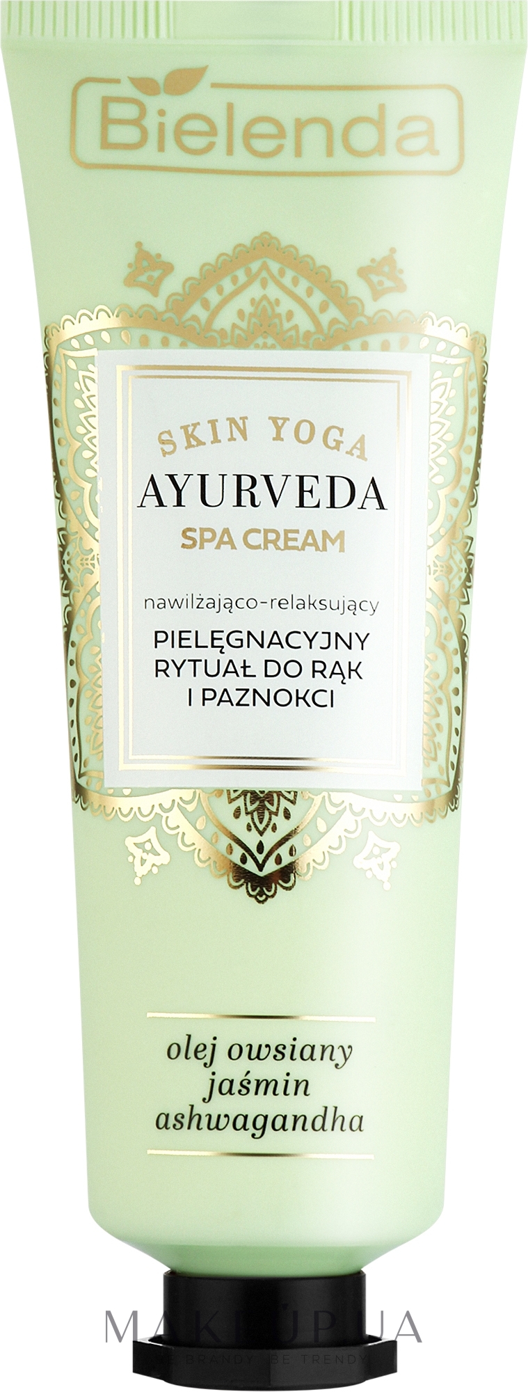 Увлажняющий и расслабляющий крем для рук - Bielenda Ayurveda Skin Yoga Hand Cream — фото 50ml