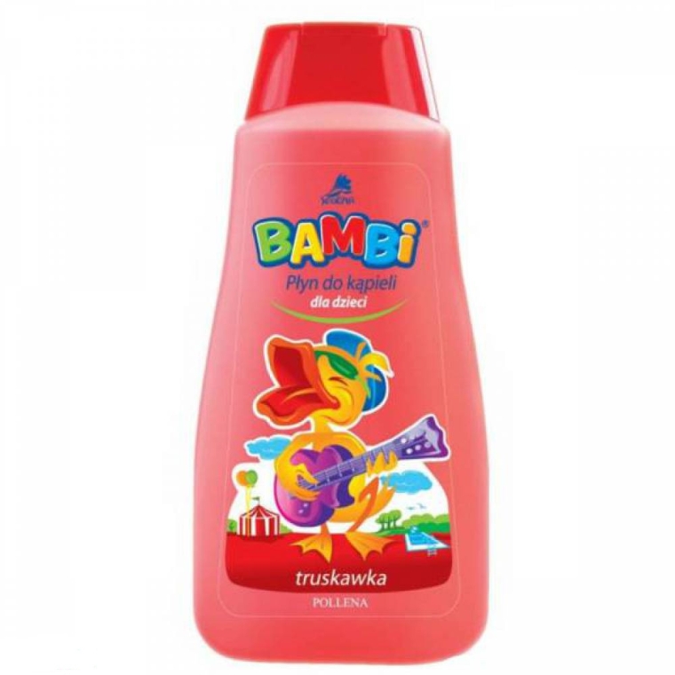 Средство для купания "Клубника" - Pollena Savona Bambi Baby Strawberry Shower Gel — фото N1