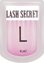 Бігуді для ламінування вій, з насічками, розмір L (flat) - Lash Secret — фото N1