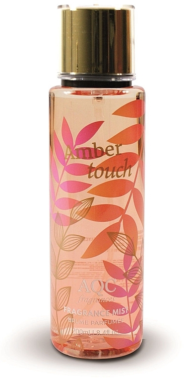 Парфумований міст для тіла - AQC Fragrances Amber Touch Body Mist — фото N1