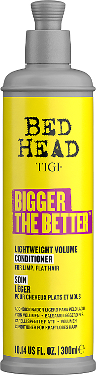 Кондиціонер для надання об'єму - Tigi Bed Head Bigger The Better Lightweight Volume Conditioner — фото N1