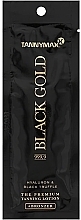 Крем для засмаги в солярії з темними бронзантами, гіалуроном, чорним трюфелем та олією авокадо - Tannymaxx Black Gold 999.9 Tanning + Bronzer Lotion (пробник) — фото N1