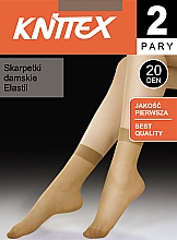 Парфумерія, косметика Шкарпетки жіночі "Elastil" 20 Den, 2 пари, Visone - Knittex