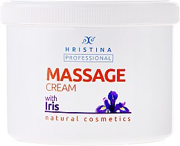 Парфумерія, косметика Крем масажний "Ірис" для обличчя і тіла - Hristina Cosmetics Massage Cream Iris