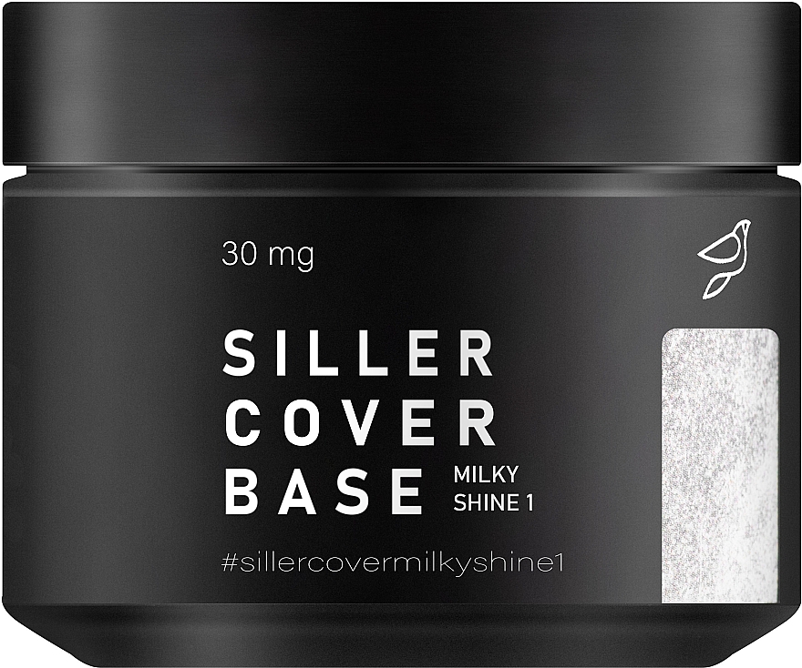 База камуфлирующая для ногтей, 30 мл - Siller Professional Cover Base Milky Shine — фото N1