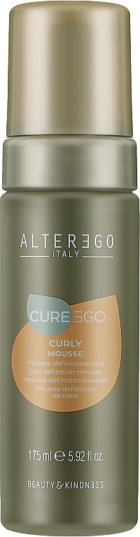 Мус для виткого або хвилястого волосся - Alter Ego Cureego Curly Hair Mousse — фото N1