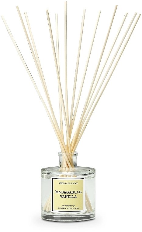 Аромадиффузор "Мадагаскарская ваниль" - Cereria Molla Madagascar Vanilla Reed Diffuser — фото N1