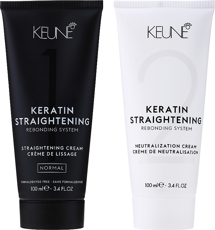 Лікувальна система кератинового випрямлення - Keune Keratin Straightening Rebonding System Normal — фото N1