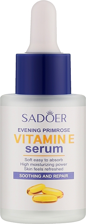 Сироватка з олією вечірньої примули та вітаміном Е - Sadoer Evening Primrose Vitamin E Serum — фото N1