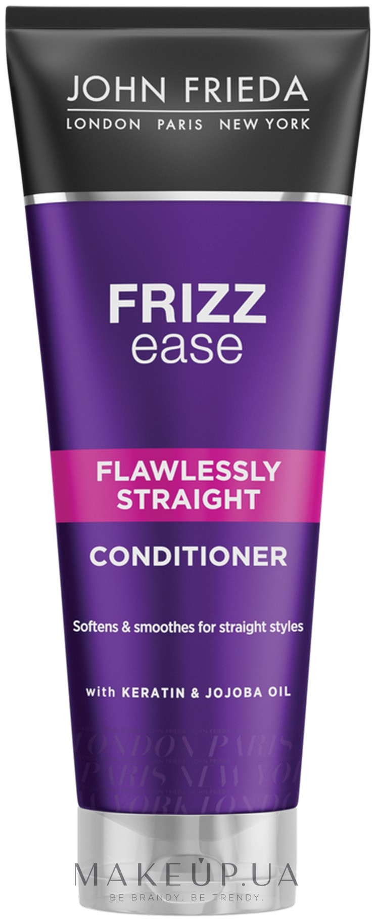 Кондиціонер випрямляючий для кучерявого і неслухняного волосся - John Frieda Frizz-Ease Flawlessly Straight Conditioner — фото 250ml