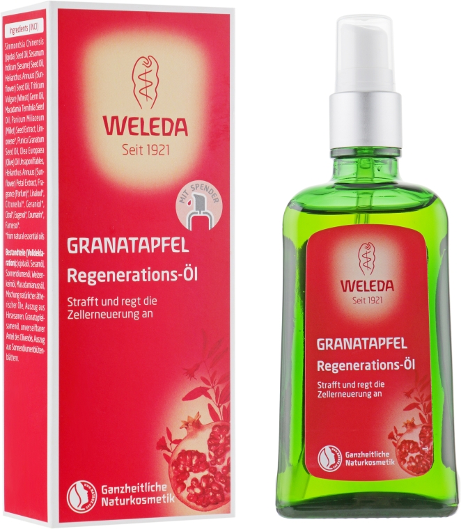 Гранатова відновлювальна олія для тіла - Weleda Pomegranate Regenerating Body Oil — фото N2