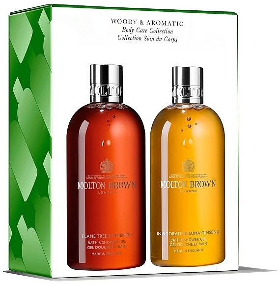 Набір - Molton Brown Woody & Aromatic Body Care Collection (sh/gel/2x300ml) — фото N1