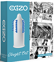 Презервативи з шипами "Touqht Cat" - Egzo — фото N1