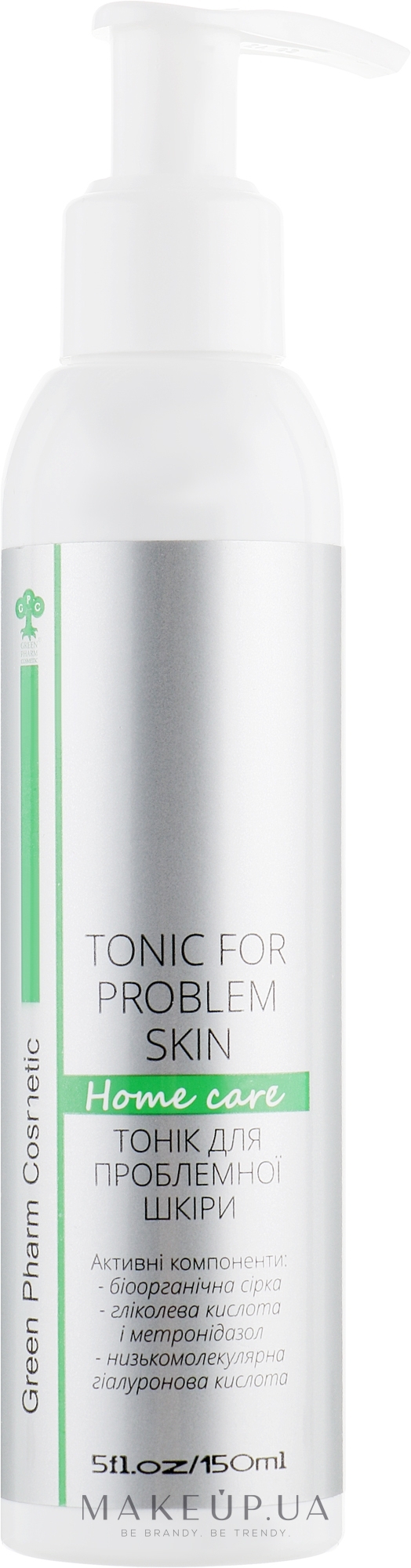 Тонік для проблемної шкіри обличчя - Green Pharm Cosmetic Tonic For Problem Skin PH 3,0 — фото 150ml