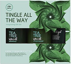 Парфумерія, косметика Набір - Paul Mitchell Tea Tree Tingle All The Way (shm/300ml + cond/300ml + gel/75ml)