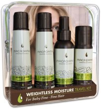 Парфумерія, косметика Набір - Macadamia Professional Weightless Moisture Travel Kit (shm/100ml + cond/100ml + cond/100ml + oil/50ml)