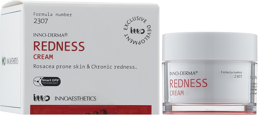 Увлажняющий крем для кожи, склонной к покраснениям - Innoaesthetics Inno-Derma Redness Cream — фото N2