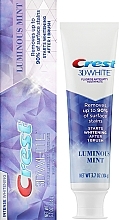 Зубная паста - Crest 3D White Luminous Mint — фото N2
