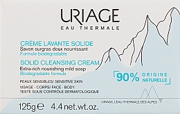 Парфумерія, косметика Твердий очищувальний крем - Uriage Lavante Solid Cleansing Cream