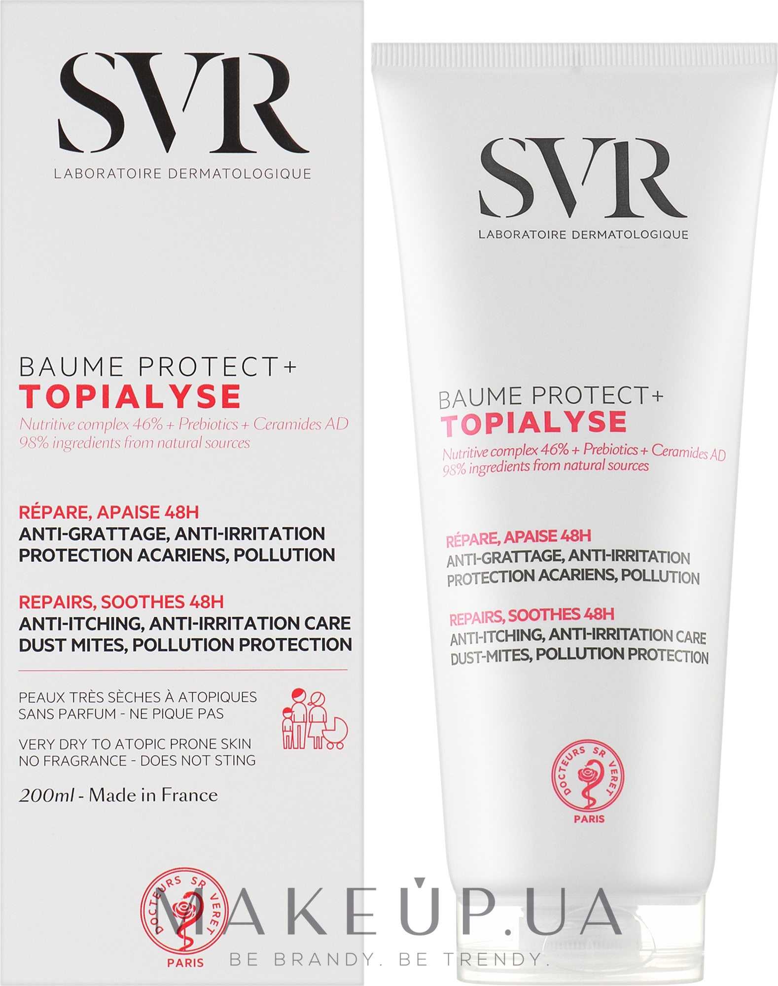 Захисний бальзам для обличчя й тіла - SVR Topialyse Balm Protect+ — фото 200ml