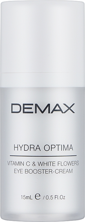 Крем для зоны вокруг глаз "Витамин C и белые цветы" - Demax Hydra Optima Vital Eye Booster Cream C & White Flowers