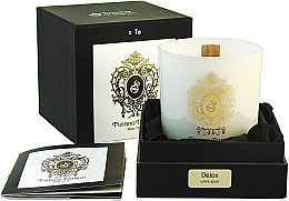 Духи, Парфюмерия, косметика Tiziana Terenzi Delox Scented Candle White Glass - Ароматическая свеча