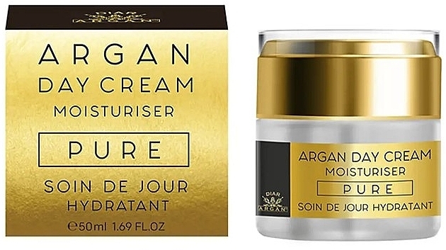 Аргановий денний крем для обличчя - Diar Argan Argan Pure Moisturiser Day Cream — фото N1