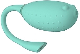 Віброяйце з дистанційним керуванням, зелене - Magic Motion Fugu Smart Wearable Vibrator Green — фото N4